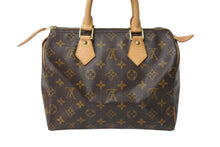 Load image into Gallery viewer, LOUIS VUITTON ルイヴィトン スピーディ25 ハンドバッグ ボストンバッグ型 モノグラム M41528 ブラウン ゴールド金具 美品 中古 4c070933