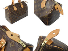 Load image into Gallery viewer, LOUIS VUITTON ルイヴィトン スピーディ25 ハンドバッグ ボストンバッグ型 モノグラム M41528 ブラウン ゴールド金具 美品 中古 4c070933