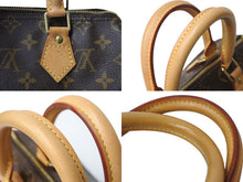 Load image into Gallery viewer, LOUIS VUITTON ルイヴィトン スピーディ25 ハンドバッグ ボストンバッグ型 モノグラム M41528 ブラウン ゴールド金具 美品 中古 4c070933