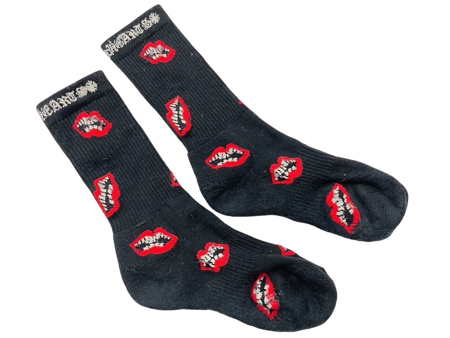 CHROME HEARTS クロムハーツ 靴下 新品未使用 CHROME HEARTS クロムハーツ 靴下 マッティボーイ リップ ソックス