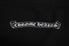 Load image into Gallery viewer, CHROME HEARTS クロムハーツ レギンス レディース ロゴ プリント スクロールロゴ コットン ブラック ホワイト 美品 中古 4c070946