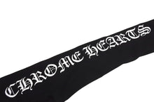 Load image into Gallery viewer, CHROME HEARTS クロムハーツ レギンス レディース ロゴ プリント スクロールロゴ コットン ブラック ホワイト 美品 中古 4c070946