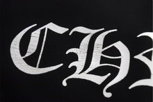 画像をギャラリービューアに読み込む, CHROME HEARTS クロムハーツ レギンス レディース ロゴ プリント スクロールロゴ コットン ブラック ホワイト 美品 中古 4c070946