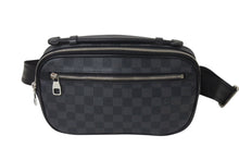 画像をギャラリービューアに読み込む, 極美品 LOUIS VUITTON ルイヴィトン Damier Graphite ダミエ・グラフィット Ambler アンブレール ボディバッグ N41289 ICチップ 中古 4c070955