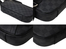 画像をギャラリービューアに読み込む, 極美品 LOUIS VUITTON ルイヴィトン Damier Graphite ダミエ・グラフィット Ambler アンブレール ボディバッグ N41289 ICチップ 中古 4c070955