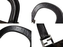 画像をギャラリービューアに読み込む, FENDI フェンディ ハンドバッグ 26693 ズッカ柄 総柄 ヴィンテージ ブラウン キャンバス レザー シルバー金具 美品 中古 4c070959