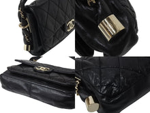 画像をギャラリービューアに読み込む, 極美品 CHANEL シャネル ウルトラステッチ ハンドバッグ ワンショルダーバッグ ブラック ラムスキン 11番台 ココマーク ゴールド金具 美品 中古 4c070964