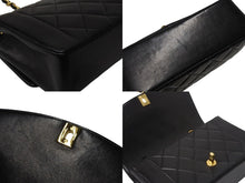 画像をギャラリービューアに読み込む, 極美品 CHANEL シャネル シングルフラップ ダイアナマトラッセ22 ショルダーバッグ 2番台 A05289 ラムスキン 中古 4c070972