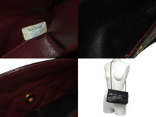 画像をギャラリービューアに読み込む, CHANEL シャネル マトラッセ23 Wフラップ チェーン ショルダーバッグ ラムスキン 2番台 ブラック ゴールド金具 美品 中古 4c070973