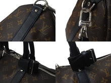 画像をギャラリービューアに読み込む, LOUIS VUITTON ルイヴィトン キーポル バンドリエール45 ボストンバッグ M56711 モノグラムマカサー ブラウン 美品 中古 4c070985