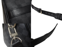 画像をギャラリービューアに読み込む, 極美品 LOUISVUITTON ルイヴィトン キーポルバンドリエール45 ボストンバッグ N41418 ダミエグラフィット 中古 4c070986