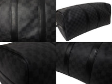 画像をギャラリービューアに読み込む, 極美品 LOUISVUITTON ルイヴィトン キーポルバンドリエール45 ボストンバッグ N41418 ダミエグラフィット 中古 4c070986
