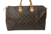 画像をギャラリービューアに読み込む, LOUIS VUITTON ルイヴィトン スピーディ40 ハンドバッグ M41522 モノグラム PVCコーティング ブラウン 美品 中古 4c070990