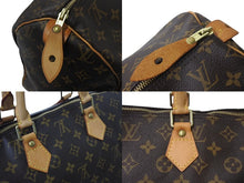 画像をギャラリービューアに読み込む, LOUIS VUITTON ルイヴィトン スピーディ40 ハンドバッグ M41522 モノグラム PVCコーティング ブラウン 美品 中古 4c070990