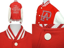 画像をギャラリービューアに読み込む, 新品同様 LOUIS VUITTON ルイヴィトン ミックスレザーバーシティブルゾン 24SS RM241 BQV HQL87E ラインストーン パール 46 中古 4c070995