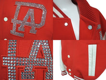 画像をギャラリービューアに読み込む, 新品同様 LOUIS VUITTON ルイヴィトン ミックスレザーバーシティブルゾン 24SS RM241 BQV HQL87E ラインストーン パール 46 中古 4c070995