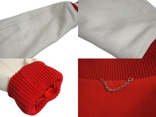 画像をギャラリービューアに読み込む, 新品同様 LOUIS VUITTON ルイヴィトン ミックスレザーバーシティブルゾン 24SS RM241 BQV HQL87E ラインストーン パール 46 中古 4c070995