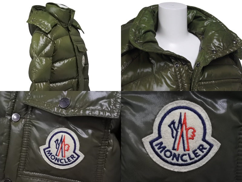 MONCLER モンクレール K2 DOWN JACKET ダウンジャケット Z7HJ365 ナイロン カーキ サイズ0 美品 中古 4c070998  – Casanova Vintage