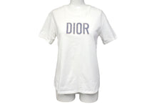 Load image into Gallery viewer, ChristianDior クリスチャンディオール 半袖Ｔシャツ パッチ 2WBM13TEEN ホワイト ネイビー ピンク サイズ12 美品 中古 4c071005