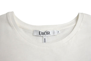 ChristianDior クリスチャンディオール 半袖Ｔシャツ パッチ 2WBM13TEEN ホワイト ネイビー ピンク サイズ12 美品 中古 4c071005