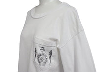 画像をギャラリービューアに読み込む, CHROME HEARTS クロムハーツ 長袖Ｔシャツ FOTI フォティ ハリスティーター プリント ホワイト 美品 中古 4c071015