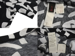 LOUIS VUITTON Short sleeve T-shirt RM091S Size L Monogram Graffiti Black White Good Condition Used 4c071018
