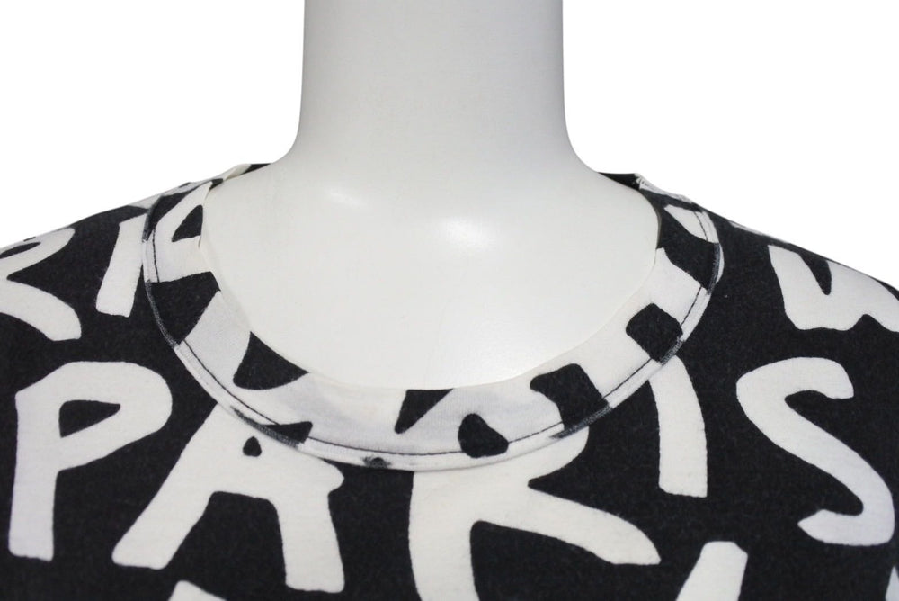 LOUIS VUITTON ルイヴィトン 半袖Ｔシャツ RM091S サイズL モノグラム グラフィティ ブラック ホワイト 美品 中古 4c071018