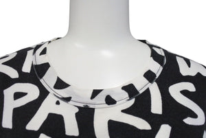 LOUIS VUITTON Short sleeve T-shirt RM091S Size L Monogram Graffiti Black White Good Condition Used 4c071018