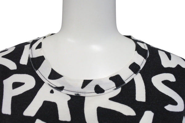 LOUIS VUITTON Short sleeve T-shirt RM091S Size L Monogram Graffiti Black White Good Condition Used 4c071018