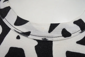 LOUIS VUITTON Short sleeve T-shirt RM091S Size L Monogram Graffiti Black White Good Condition Used 4c071018