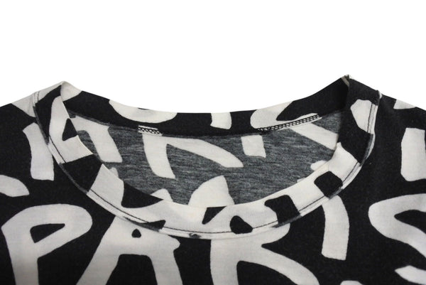LOUIS VUITTON Short sleeve T-shirt RM091S Size L Monogram Graffiti Black White Good Condition Used 4c071018