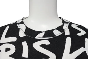 LOUIS VUITTON Short sleeve T-shirt RM091S Size XXS Monogram Graffiti Black White Good Condition Used 4c071019