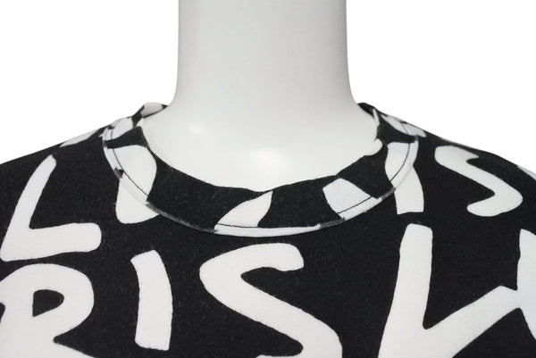 LOUIS VUITTON Short sleeve T-shirt RM091S Size XXS Monogram Graffiti Black White Good Condition Used 4c071019