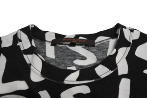 LOUIS VUITTON Short sleeve T-shirt RM091S Size XXS Monogram Graffiti Black White Good Condition Used 4c071019