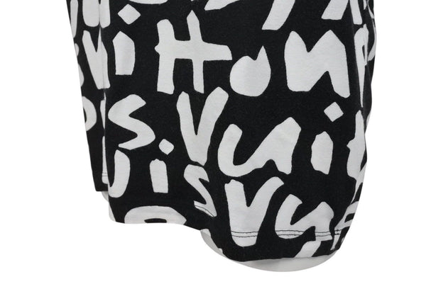 LOUIS VUITTON Short sleeve T-shirt RM091S Size XXS Monogram Graffiti Black White Good Condition Used 4c071019