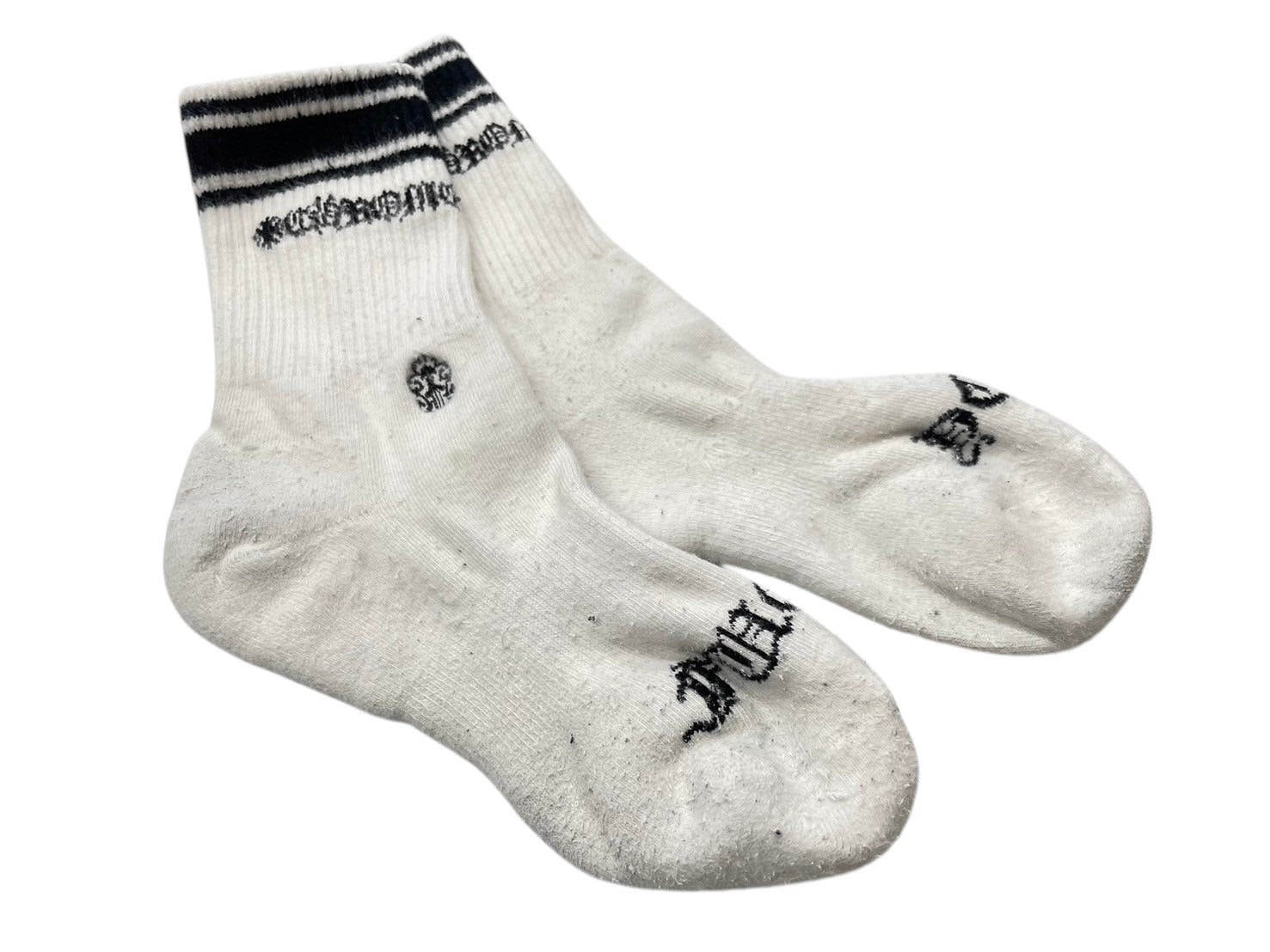 クロムハーツ靴下 CHROME HEARTS クロムハーツ 靴下 ソックス ロゴ刺繍