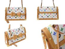 Load image into Gallery viewer, LOUIS VUITTON ルイヴィトン ハンドバッグ アイラブモノグラムGM ポシェットアイミスユー 村上隆 M92051 美品 中古 4c071033