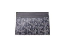 Load image into Gallery viewer, 新品未使用 GOYARD ゴヤール サンシュルピス カードケース STSULPPMLTY51CL51X グレー PVC レザー 中古 4c071044