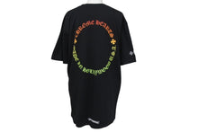 画像をギャラリービューアに読み込む, Chorme Hearts クロムハーツ Gradient Floral T-shirt グラデーション フローラル T シャツ サイズ L ブラック 美品 中古 4c071046