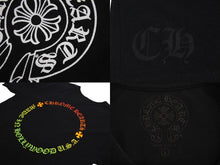 画像をギャラリービューアに読み込む, Chorme Hearts クロムハーツ Gradient Floral T-shirt グラデーション フローラル T シャツ サイズ L ブラック 美品 中古 4c071046