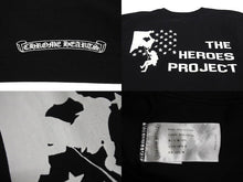 画像をギャラリービューアに読み込む, Chrome hearts クロムハーツ THE HEROS PROJECT T SHIRT ヒーロープロジェクト T シャツ サイズ S ブラック 美品 中古 4c071047