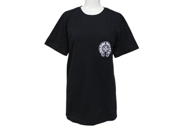 極美品 CHROME HEARTS クロムハーツ Tシャツ 半袖 HONOLULU ホノルル限定 ブラック コットン サイズS 中古 4c071053