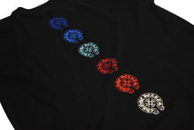 画像をギャラリービューアに読み込む, 極美品 Chrome hearts クロムハーツ Multi Color Horse Shoe T shirt マルチホースシュー T シャツ ブラック XL 中古 4c071064