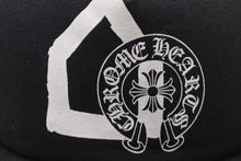 画像をギャラリービューアに読み込む, CHROME HEARTS クロムハーツ ドーバーストリートマーケット トラッカーキャップ CHロゴ刺繍 クロスボール シルバー 925 ブラック 美品 中古 4c071072