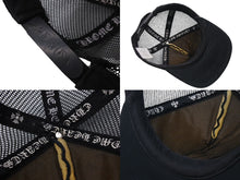 画像をギャラリービューアに読み込む, CHROME HEARTS クロムハーツ ドーバーストリートマーケット トラッカーキャップ CHロゴ刺繍 クロスボール シルバー 925 ブラック 美品 中古 4c071072