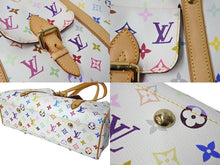 Load image into Gallery viewer, 極美品 LOUIS VUITTON ルイヴィトン オーレリアMM トートバッグ M40094 村上隆 モノグラムマルチカラー ホワイト 中古 4c071076