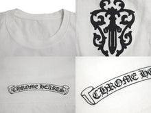 画像をギャラリービューアに読み込む, CHROME HEARTS クロムハーツ DAGGER LOGO PRINT TEE ダガー ロゴ プリント Tシャツ サイズ L 美品 中古 4c071078