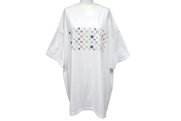 KANYE WEST Kanye West Short Sleeve T-shirt Size S Kanye Bear Monogram Multicolor White Official 2005 Good Condition Used 4c071088