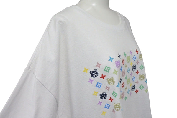 KANYE WEST Kanye West Short Sleeve T-shirt Size S Kanye Bear Monogram Multicolor White Official 2005 Good Condition Used 4c071088