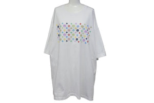 Very Good Condition KANYE WEST Kanye West Short Sleeve T-Shirt Size XXL Kanye Bear Monogram Multicolor White Official 2005 Used 4c071091